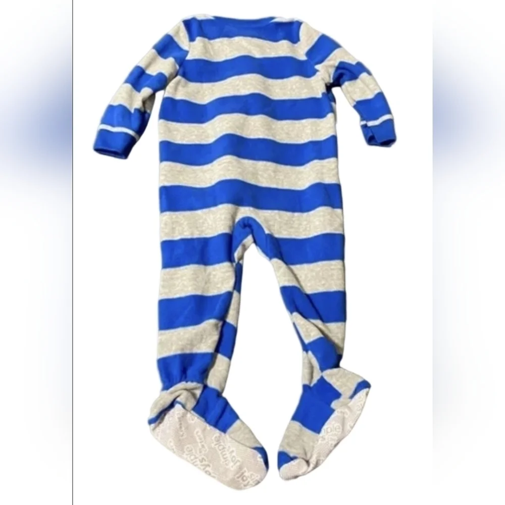 Simply Joys By Carter Two Pair Of Onsie Footie Pajamas Size 12 Month Pre-Owned